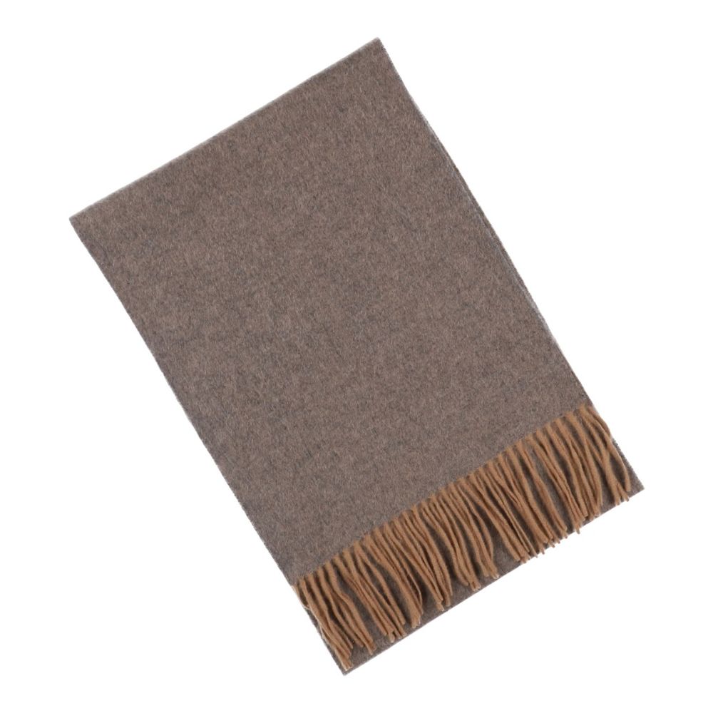 Bufanda gris beige de 100% cachemira para mujer París (6)