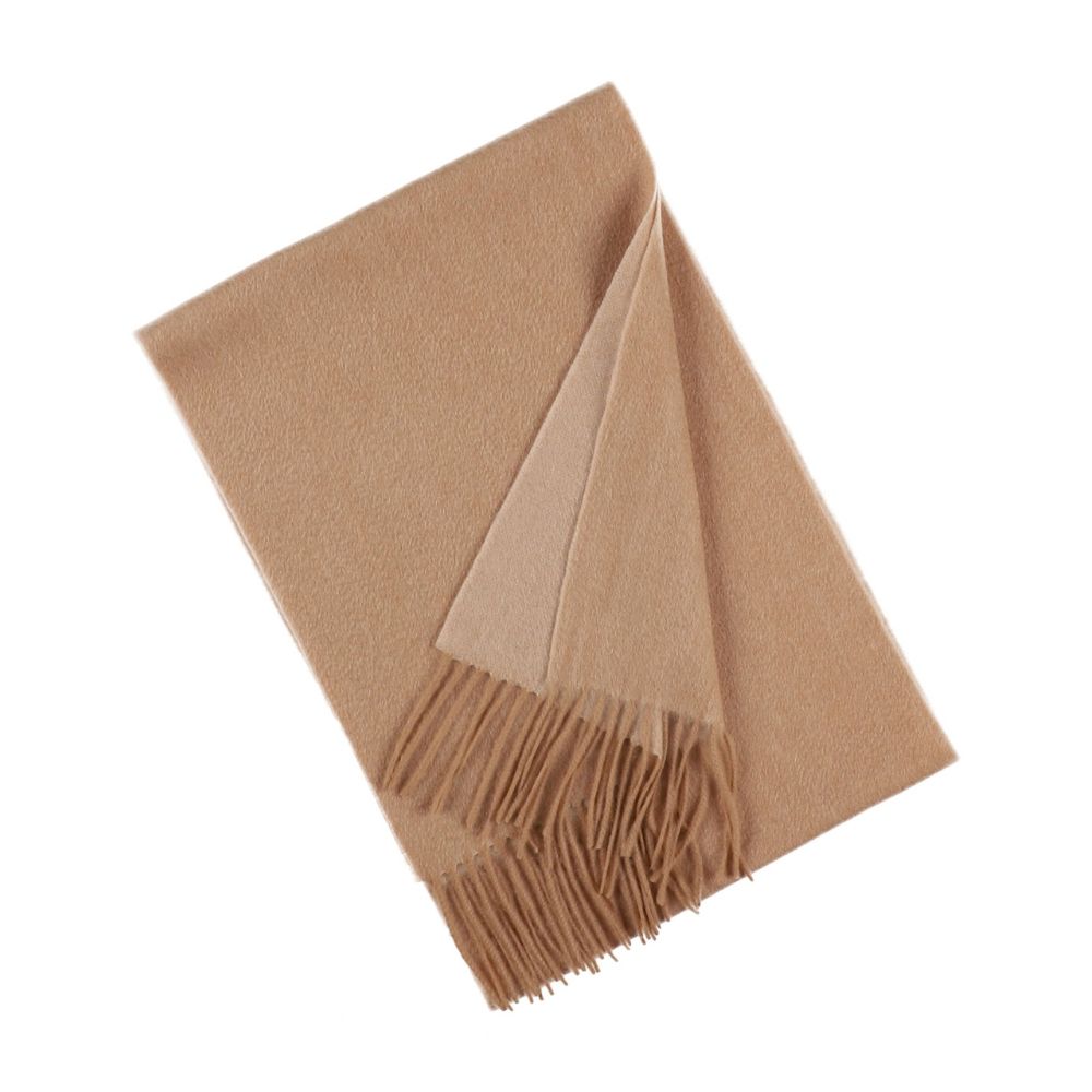 Bufanda de invierno beige claro de cachemira para mujer París (3)